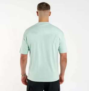 Camiseta de calle de verano ecológica para hombre, algodón orgánico, diseño minimalista, ajuste extragrande, moda sostenible - Product Image 2