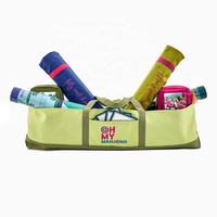 Sac de transport portable pour Mahjong américain avec logo personnalisé, grande capacité, en tissu, pour les tuiles de Mahjong, les supports et le tapis de jeu