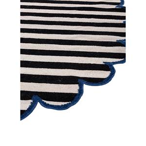 Alhambra - Alfombras de Lana Tejidas Planas en Gris y Negro, con Rayas Abstractas, Rectangulares, para Pasillo, Sala de Estar, Alfombras de Yute para Uso Doméstico - Modelo ADWL-13197 - Product Image 4