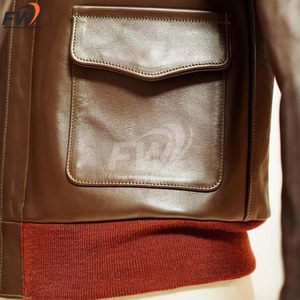 Chaqueta de Cuero para Hombre, Informal y para Uso al Aire Libre, con MOQ Bajo, Hecha de Cuero Vacuno, Teñida en Color Liso - Product Image 4