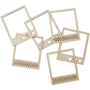 <b>Wood</b> Crafts Custom <b>Laser</b> <b>Cutting</b> Wooden Frame - Product Image 4