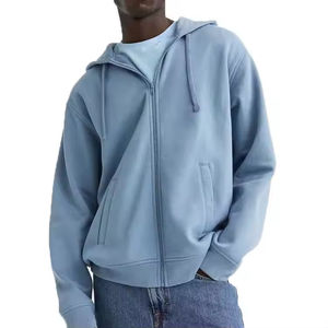 Cheap Custom <b>Zip</b> <b>Up</b> Hoodie Manufacturer <b>Men's</b> 100% Cotton High Quality Boxy <b>Zip</b> Hoodie Puff Print Blank <b>Zip</b> <b>Up</b> Hoodies Supplier - Product Image 4