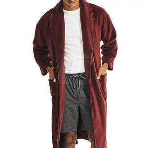 Batas de Baño para Hombre, Bata Ligera de Algodón, Ropa de Estar Cómoda para el Hogar y el Hotel - Product Image 2