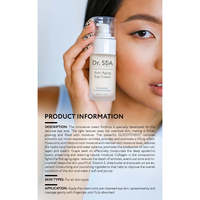 Crema para ojos a base de hierbas antienvejecimiento Glycotensyl ácido hialurónico 30ml vegano hidratante ojeras arrugas vitamina E aceite de cafeína