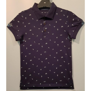 Polo de Niño 100% Algodón, 160 g/m², Jersey Sencillo, Suministro ODM de Bangladesh, Estampado Completo con Cuello y Puños a Juego, Sin Logotipo - Product Image 1