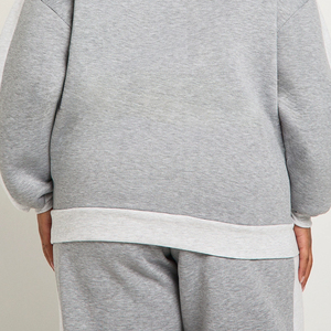 Sudadera de Color Sólido para Mujer, Ajuste Cómodo, Acabado Limpio, Diseño de Mangas Largas para Invierno con Cuello Redondo, Diseño 2026 - Product Image 6