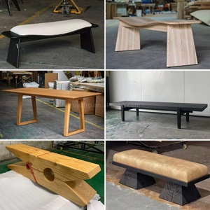 Panca Moderna in Legno Massello, Seduta Organica in Legno, Arredamento di Design Artigianale, Pezzo di Lusso per Soggiorno - Product Image 6