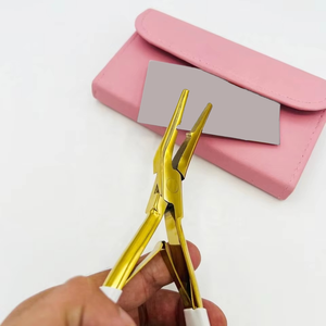 Pince à extensions de cheveux en acier inoxydable de qualité supérieure, réglable, respirante, confortable, dernières conceptions - Product Image 6