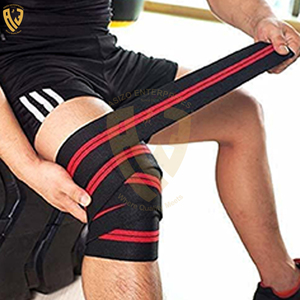 High Quality Adjustable <b>Compression</b> Gym <b>Knee</b> Wraps Men Women Weightlifting Powerlifting Squats Elastic <b>Knee</b> Sleeve Comfortable - Product Image 4