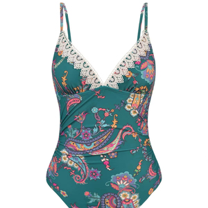 Latest Design Women's Swimming Suit One Piece Sublimated Polyester Spandex Made Beachwear Women's Swimming Suit - Product Image 1