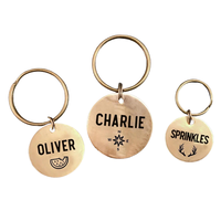 Étiquettes personnalisées en métal pour chien, Code QR, étiquette d'identification pour chat, collier d'identification pour animal de compagnie, offre spéciale