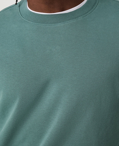 Sweat-shirt col rond pour homme de haute qualité, style streetwear, couleur unie, coupe classique, en coton tricoté, pull décontracté pour le printemps, collection 2026 en solde - Product Image 4