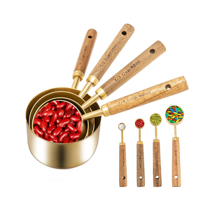 Cuchara medidora de té de latón Mango de madera perfecto para utensilios de cocina y utensilios de cocina Venta caliente - Product Image 6