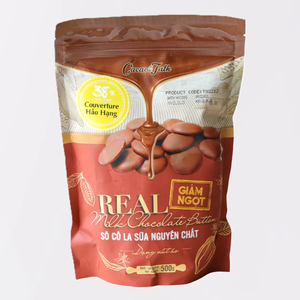 OEM/ODM calidad superior al por mayor chocolate sólido 38% cacao HALAL panadería Botón de chocolate con leche real embalaje personalizable bueno - Product Image 1