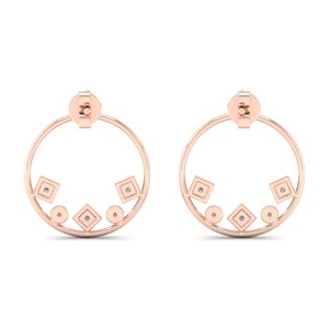 REYES Classic Fine Jewelry Exclusive Designer 925 Sterling <b>Silver</b> Moissanite <b>Hoop</b> <b>Earrings</b> Birthday Gift <b>Earrings</b> for Women - Product Image 4