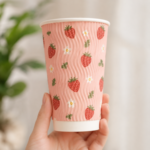 Vasos de Papel Kraft de Doble Pared Allwin Packfactory Premium de 10oz, 12oz y 16oz para Café Filtrado y Vertido en Cafeterías - Product Image 2