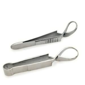 Pinzas Manuales para Toallas Oftálmicas, Pinzas para Paños de Microscopía, Instrumentos Quirúrgicos con Certificación CE, Ergonómicas - Product Image 1