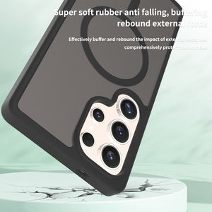 Precio de fábrica de carga magnética, funda para teléfono móvil a prueba de golpes mate translúcido colorido con sensación de piel para Samsung S24 S25 ultra - Product Image 2