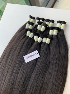 Extensions de cheveux en vrac Produit de vente chaude 2025 Couleur noire naturelle droite 100% Cheveux vietnamiens Super Double dessiné - Product Image 3