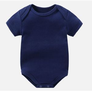 เสื้อผ้าเด็ก unisex คุณภาพสูงสำหรับฤดูร้อนชุดรอมเปอร์ชิ้นเดียวแขนสั้นลาย GOTS Oeko tex ได้รับการรับรองแบบกำหนดเองพิมพ์ลาย0-24เมตร - Product Image 4