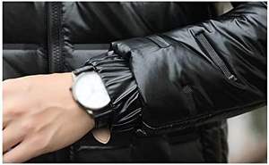Veste matelassée élégante pour hommes Manteau thermique classique léger pour l'hiver Col à capuche en tissu de toile de haute qualité - Product Image 3