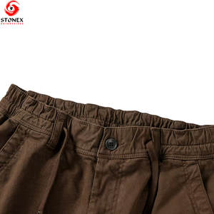 กางเกงคาร์โก้ผ้าแคนวาสผู้ชายขายดีที่สุดปี 2025 เอวกลาง สไตล์ลำลอง รับสั่งทำไซส์ใหญ่ ระบายอากาศ แห้งเร็ว คุณภาพสูง ราคาขายส่ง - Product Image 3