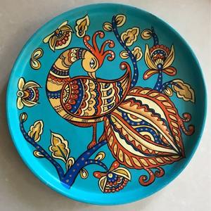 ASSIETTE DE DÉCORATION MURALE EN BOIS - Product Image 1