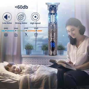 Cortadora de Pelo Profesional Recargable Inalámbrica para Hombres, Recortadora de Precisión con Cuchilla en T de Cero Espacio, Batería para Barberos RV - Product Image 2