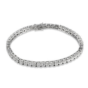 Bracelet tennis en argent sterling 925, bijoux fins de luxe, style hip hop, diamants moissanite VVS, chaîne fine et bracelet à maillons, unisexe - Product Image 6