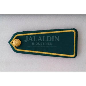 Fully Customized OEM Service Uniform <b>Accessories</b> Laser Cut Washable Cotton Epaulettes Shoulder Board Soft Slip on - Product Image 3