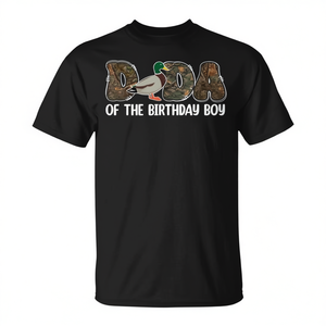 เสื้อยืดครอบครัววันเกิดครบรอบ 1 ปีของ One Lucky Duck เสื้อยืดโปรโมชั่น Dada of the Birthday Boy - Product Image 2
