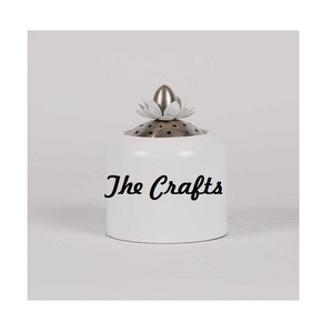 กระถางธูปโลหะสีดำและสีทองสำหรับตกแต่งบ้านและโรงแรม - Product Image 4