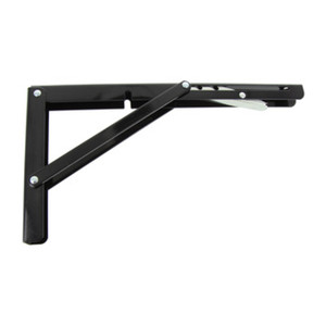 Reggimensole a 3 Posizioni Portata 70 Kg Alluminio Nero 40 Cm - Product Image 1