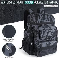 Sac à dos de pêche en mousse 45L, très populaire, avec porte-cannes pliables, durable, séchage rapide, pour la construction de cannes à pêche Shark