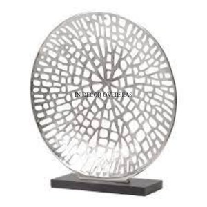 Sculpture d'arbre en métal de qualité supérieure plaquée or de haute qualité à l'aspect brillant avec base de couleur noire à un prix impressionnant - Product Image 6