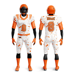 ชุดฝึกซ้อมฟุตบอลอเมริกันสำหรับผู้ใหญ่ชุดเสื้อผ้าทอลายทแยงแขนสั้นผ้าสแปนเด็กซ์แบบมีสไตล์ - Product Image 5