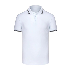 Vente en gros polo personnalisé à trois boutons pour hommes, tissu tricoté respirant à manches courtes de haute qualité, style décontracté de couleur unie - Product Image 5