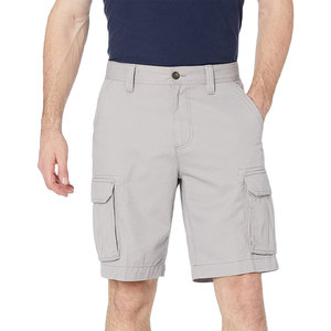Pantalones cortos de carga informales transpirables Color liso con entrenamientos de bolsillo de carga y pantalones cortos de moda para hombres - Product Image 5