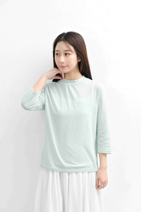 Señoras verano marca alta calidad personalizada mujer manga dulce ejercicios camisas - Product Image 3