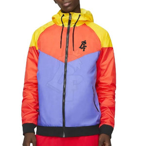 Conjunto de Sudadera con capucha cortavientos para hombre hecho en Pakistán, ligero y transpirable, perfecto para actividades al aire libre - Product Image 1