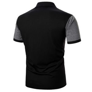 Service OEM T-shirts pour hommes de haute qualité fabriqués en usine, couleurs unies, respirant, t-shirt polo pour hommes, dernière conception, pour hommes - Product Image 3