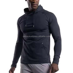 Sudaderas con Capucha de Forro Polar para Hombre, Talla Grande, Invierno, Algodón/Fibra de Bambú de Alta Calidad, Antipilling, Diseño con Bolsillos, Personalizadas, Venta al Por Mayor ODM OEM - Product Image 3