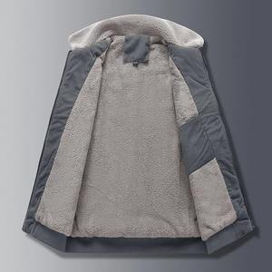 เสื้อแจ็กเก็ตบุผ้าลูกฟูกสำหรับผู้ชายเสื้อโค้ทผ้าขนแกะหนาอบอุ่นเสื้อโค้ทสำหรับฤดูใบไม้ร่วงและฤดูหนาว - Product Image 6