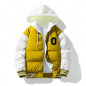 Chaqueta acolchada de calidad superior personalizada para hombre - Product Image 1