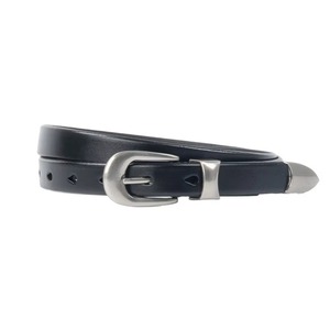 Ceinture formelle en cuir de vache antique pour femmes avec boucle en alliage durable et imperméable, style fin et léger pour adolescentes - Product Image 6