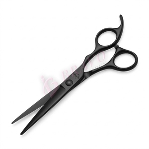 Tijeras de Peluquería Profesionales Negras Mate, Tijeras de Corte de Pelo con Filo Afilado, Tijeras de Peluquería para Salón, Herramienta de Peluquería - Product Image 1