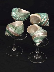 Copa de vino de concha de diseño elegante, perfecta para restaurantes de alta cocina y elegantes accesorios de decoración para fiestas - Product Image 3