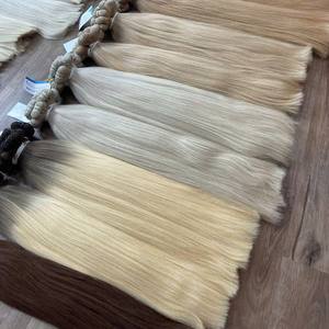 High End Customized Hairshop <b>Color</b> Double Weft <b>Hair</b> Bundles Premium Vietnamese Human <b>Hair</b> Extensions Weft <b>Hair</b> - Product Image 2