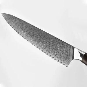 Cuchillo de Cocina Estilo Japonés de Acero de Damasco, Ultra Afilado, con Mango de Madera, Recién Llegado - Product Image 3