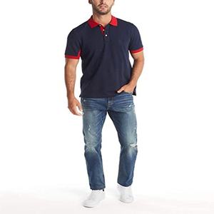 Tout nouveau tissu tricoté respirant à séchage rapide pour hommes pour polo Vêtements décontractés d'extérieur personnalisés Design le plus vendu - Product Image 2